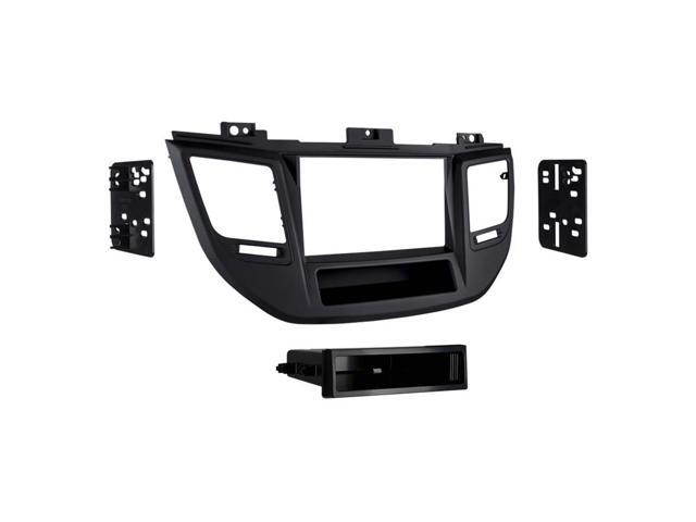 Metra - Dash Kit for Select 2016-2018 Hyundai Tucson DIN - Matte Black - image 4