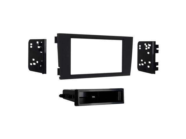 Metra - Dash Kit for Select 1999-2010 Audi A6 Allroad Quattro S6 DIN DDIN - Painted Matte Black - image 2