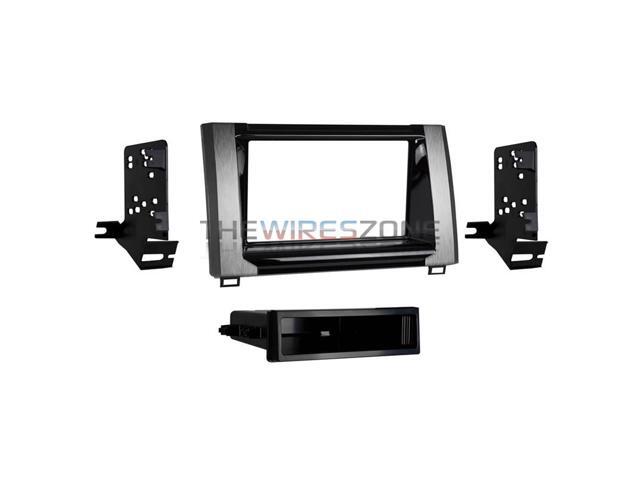 Metra - Dash Kit for Select 2014-2021 Toyota Tundra DIN DDIN - Graphite - image 4