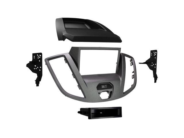 Metra - Dash Kit for Select 2015-2019 Ford Transit DIN DDIN - Gray - image 2