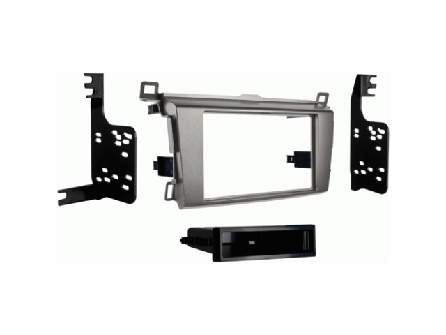 Metra - Dash Kit for Select 2013-2018 Toyota RAV4 DIN - Gray - image 5