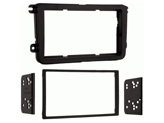 Metra - Dash Kit for Select 2016-2019 Volkswagen Beetle DDIN - Matte Black - image 8