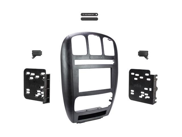 Metra - Dash Kit for Select 2002-2007 Dodge Town and Country DDIN - Black