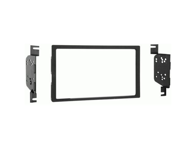 Metra - Dash Kit for Select 2007-2008 Hyundai Elantra DDIN - Black - image 4