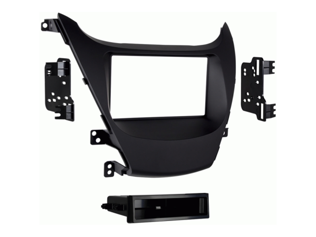 Metra - Dash Kit for Select 2014-2016 Hyundai Elantra DIN - Black - image 3
