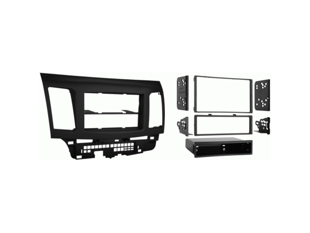 Metra - Dash Kit for Select 2008-2017 Mitsubishi Lancer DIN DDIN - Black - image 8
