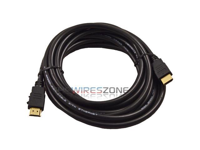 Male HDMI to HDMI 14 Feet AV Cable with Ethernet for HDTV DVD PC 1080p 1080i 4K - image 3