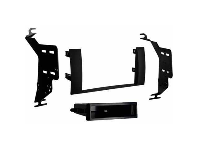 Metra - Dash Kit for Select 2004-2009 Toyota Prius DIN - Black - image 4