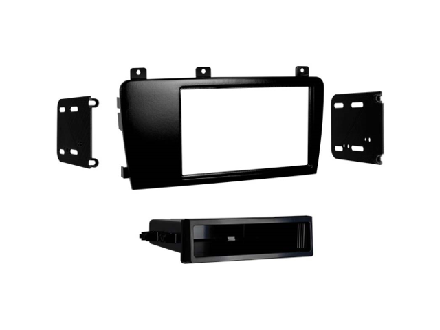 Metra - Dash Kit for Select 2005-2009 Volvo S60 V70 DIN DDIN - Black - image 2