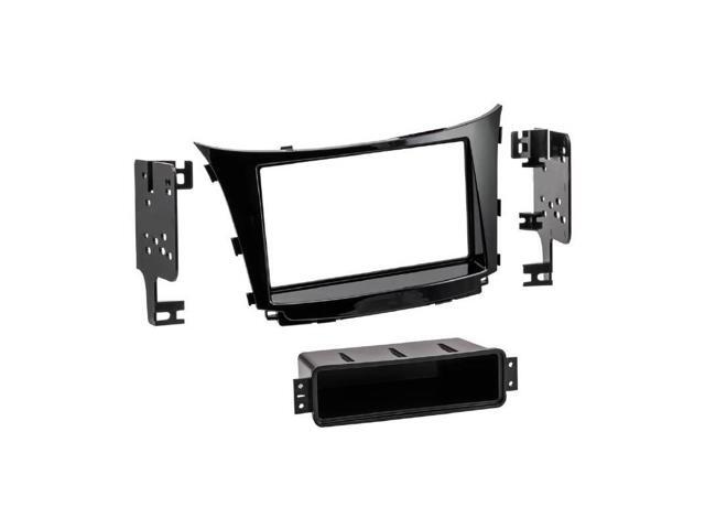 Metra - Dash Kit for Select 2013-2015 Hyundai Elantra DIN DDIN - Black - image 2