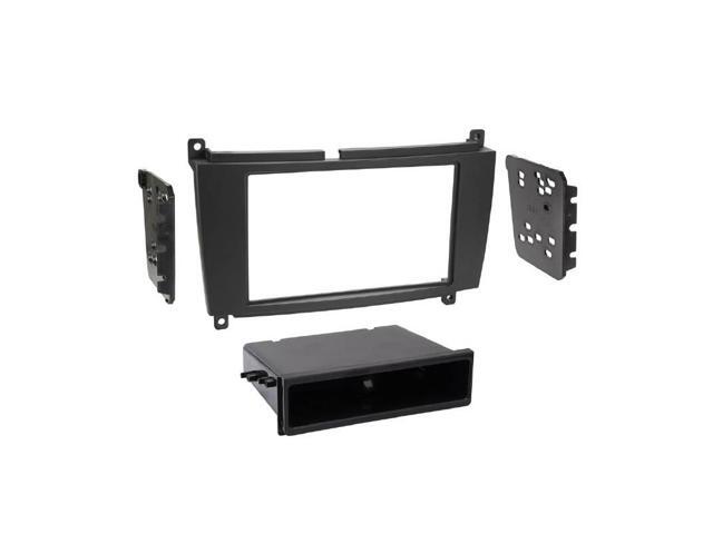 Metra - Dash Kit for Select 2005-2010 Mercedes-Benz CLK DIN DDIN - Black - image 3