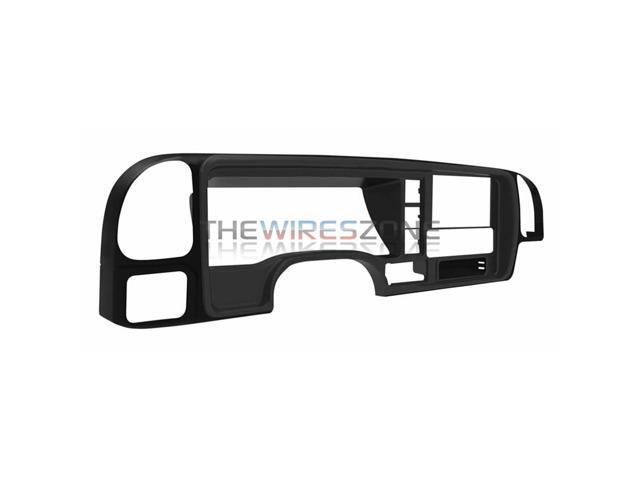 Metra - Dash Kit for Select 1995-2000 Chevrolet GMC Suburban Yukon Pickup Fullsize DDIN - Black - image 4