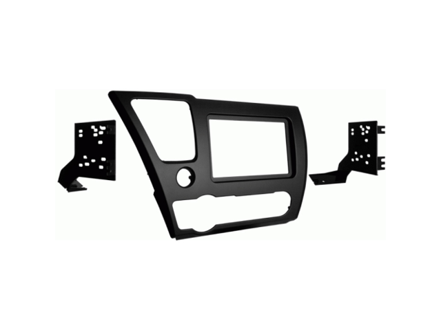 Metra - Dash Kit for Select 2013-2015 Honda Civic DDIN - Matte Black - image 5