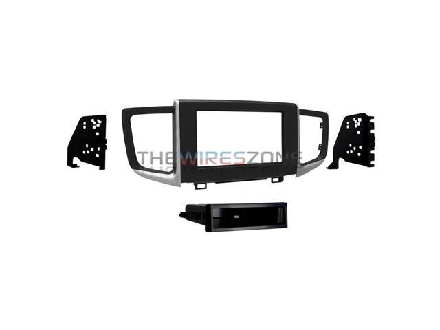 Metra - Dash Kit for Select 2016-2023 Honda Pilot Ridgeline DIN DDIN - Matte Black - image 4