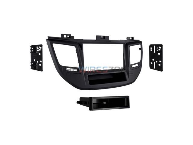 Metra - Dash Kit for Select 2016-2018 Hyundai Tucson DIN - Matte Black - image 5