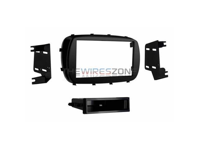 Metra - Dash Kit for Select 2016-2023 Fiat 500X DIN - Matte Black - image 4