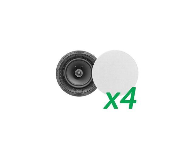 NEW Earthquake Sound 4-Pairs R800 8 In Ceiling Speakers w/ Magnetic Paintable Grill - image 4