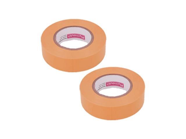 (2 Pack) Plymouth 3904 Orange Vinyl Weather Resistant Electrical Tape 3/4' x 60'