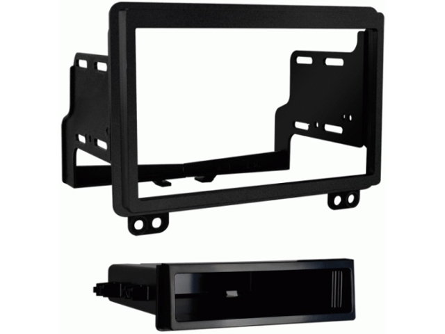 Metra - Dash Kit for Select 2003-2006 Ford Expedition DIN DDIN - Black - image 7