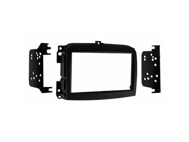 Metra - Dash Kit for Select 2014-2017 Fiat 500L DDIN - Matte Black - image 5