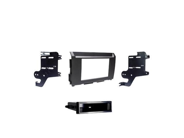 Metra - Dash Kit for Select 2016-2019 Nissan Titan DIN - Matte Black - image 3