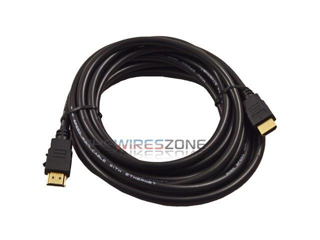 Male HDMI to HDMI 14 Feet AV Cable with Ethernet for HDTV DVD PC 1080p 1080i 4K - image 4