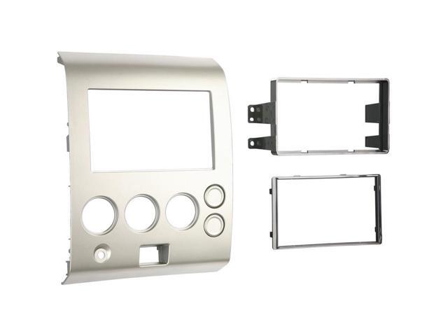 Metra - Dash Kit for Select 2004-2007 Nissan Titan DDIN - Silver - image 4