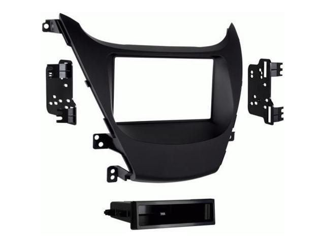 Metra - Dash Kit for Select 2014-2016 Hyundai Elantra DIN - Black - image 4