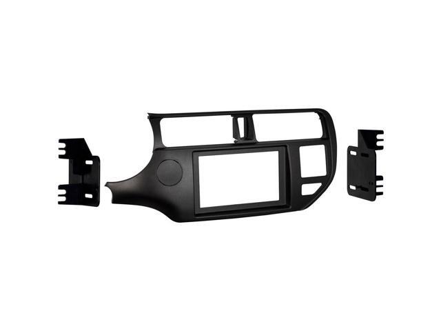 Metra - Dash Kit for Select 2012-2015 Kia Rio DDIN - Charcoal - image 3