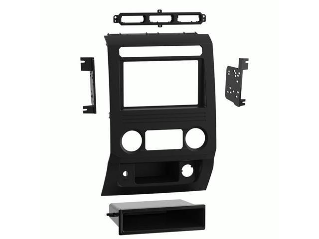 Metra - Dash Kit for Select 2017-2019 Ford F-250/350 DIN DDIN - Black - image 5