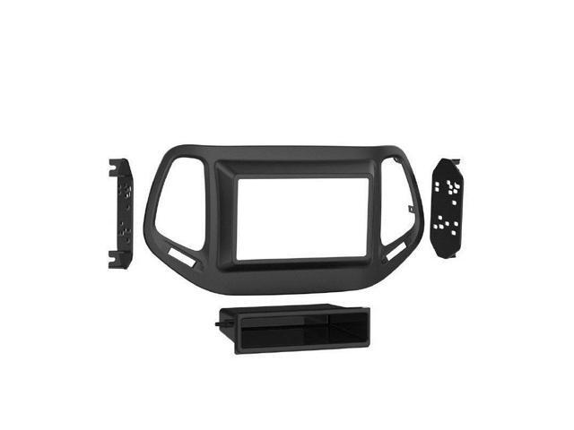 Metra - Dash Kit for Select 2017-2023 Jeep Compass DIN - Black - image 3