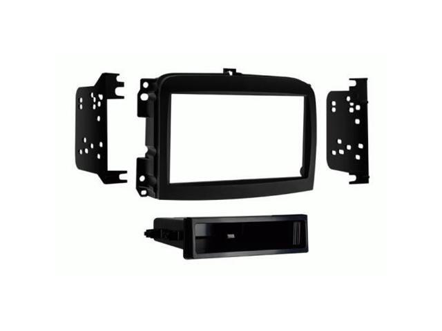 Metra - Dash Kit for Select 2014-2021 Fiat 500L DIN DDIN - Black - image 4