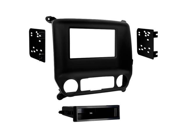 Metra - Dash Kit for Select 2014-2019 Chevrolet Silverado Sierra Silverado 2500/3500 Sierra DIN DDIN - Black - image 5
