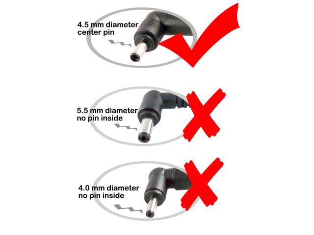 AC Adapter for Asus ADP-90LE B (4.5 mm Tip), Q524UQ q524uq-bbi7t14 Q534UX q534ux-bbi7t16 q534ux-bhi7t19 q534ux-bi7t22 P751JF p751jf-ms71 P2430UA...