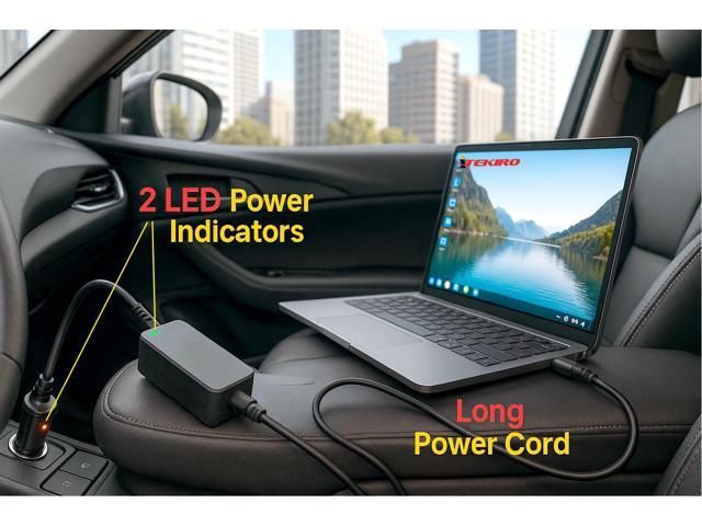 iTEKIRO Auto Car Charger for Lenovo IdeaPad 14, Flex14, Flex 14D, Flex 15, Flex15, Flex 15D, Flex 2, Flex2 14, Flex2 15, G40, G50, U430p, U530,...