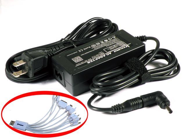 iTEKIRO AC Adapter 4 Asus Q200E Q200E-Bhi3t45 S200E S200E-Ct157h S200E-Ct158h S200E-Ct178h S200E-Ct182h S200E-Rhi3t73 X201 X201E X201E-Dh01 X202...