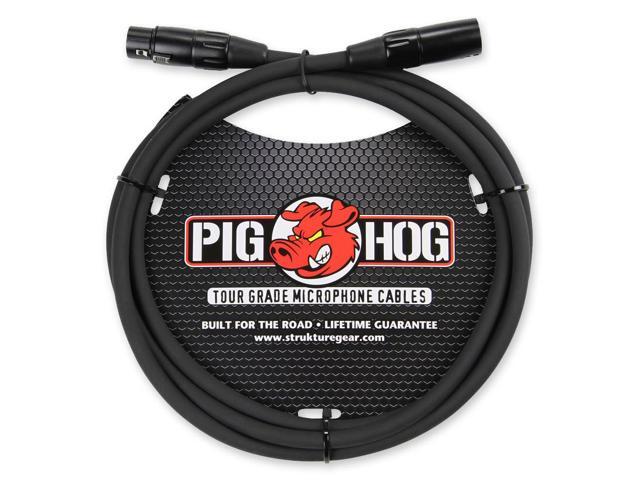 Pig Hog 6' 8mm XLR Microphone Cable - 3 Pin XLR Male to 3 Pin XLR Female