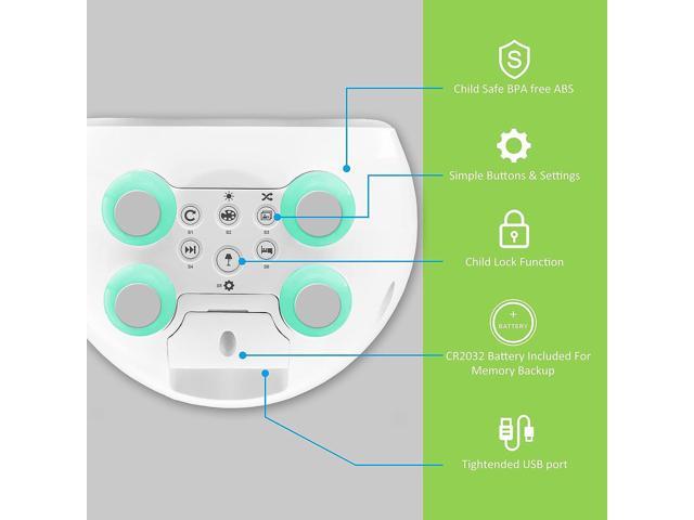 Maximal Power Full-Color Mobile Display Alarm Clock for Kids, Kids Alarm Clock, Kids Night Light, Ok to Wake Clock, Wake Up Light, Toddler Clock...