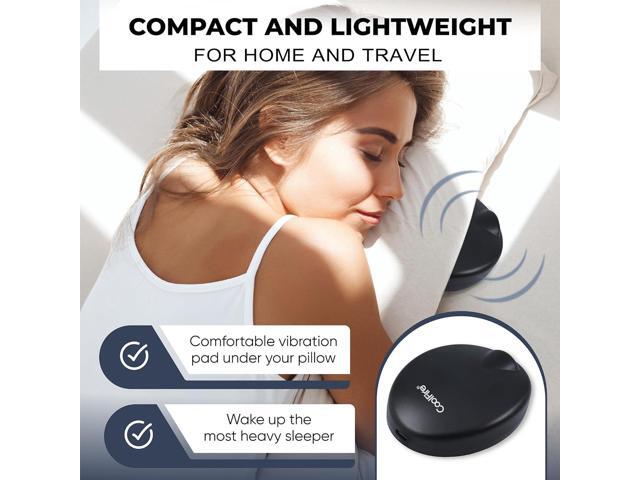 Maximal Power Vibrating Alarm Clock for Heavy Sleepers Adults and Teenagers with LCD Time Display - The Ultimate Wake-Up Solution for Heavy...