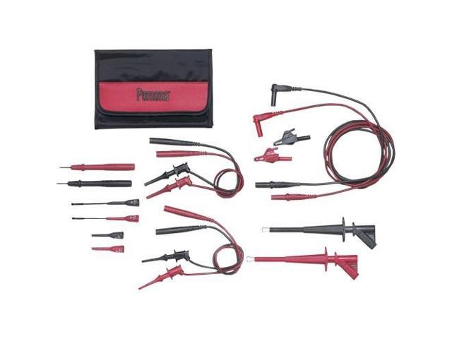 POMONA ELECTRONICS 5674C Deluxe Electronic DMM Test Lead kit, CAT II 300V, CAT