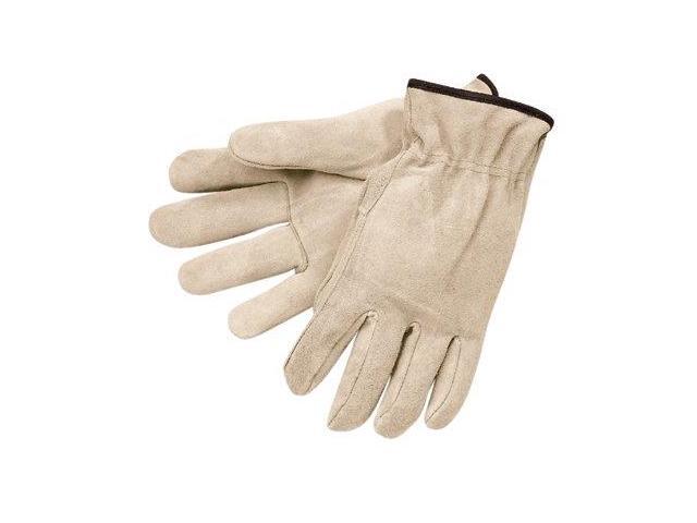 Memphis Grain Goatskin Driver Gloves White Extra-Large 12 Pairs 3601XL