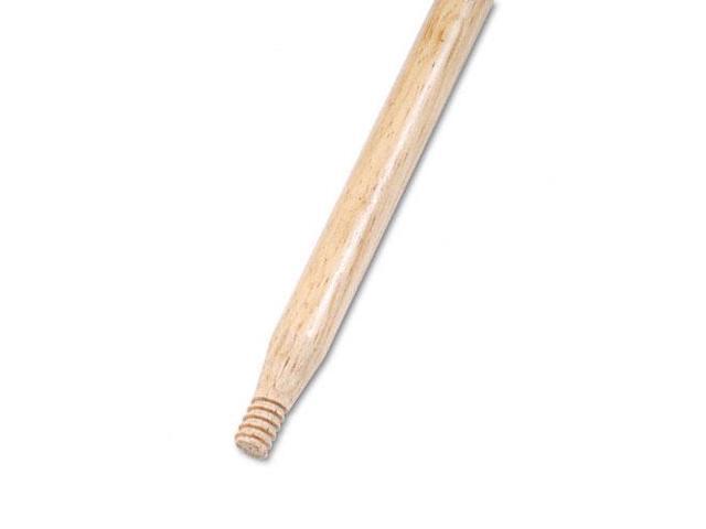 Boardwalk Heavy-Duty Threaded End Lacquered Hardwood Broom Handle 1 1/8' Dia. x 60 Long 137