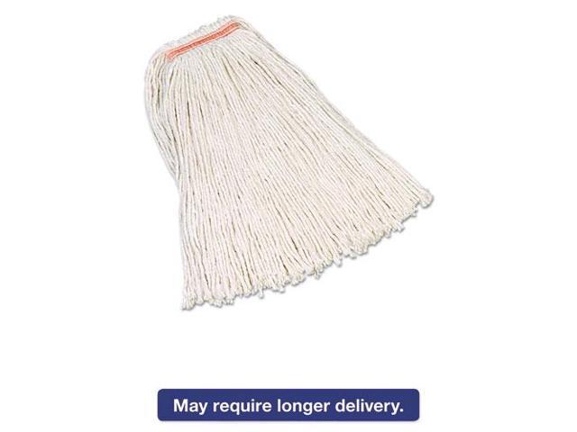 RUBBERMAID COMMERCIAL FGF11900WH00 1 in String Wet Mop, 32 oz Dry Wt, Slide On