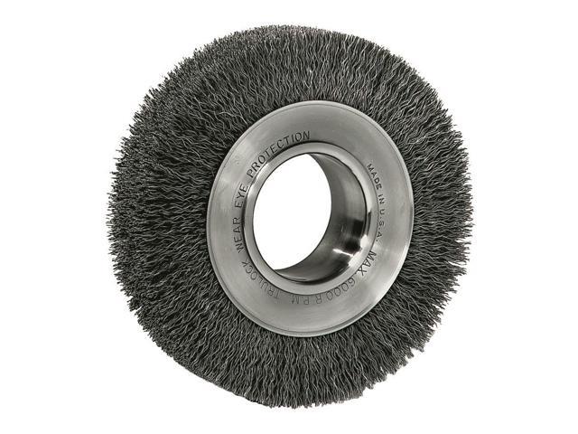 Photos - Other Power Tools WEILER 93007 Crimped Wire Wheel Wire Brush, Arbor, 6' 03480 