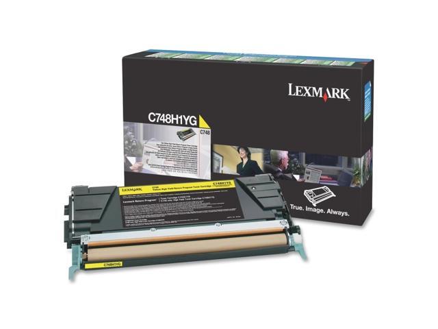 C748 YELLOW HIGH YIELD RETURN PROGRAM TONER CARTRIDGE