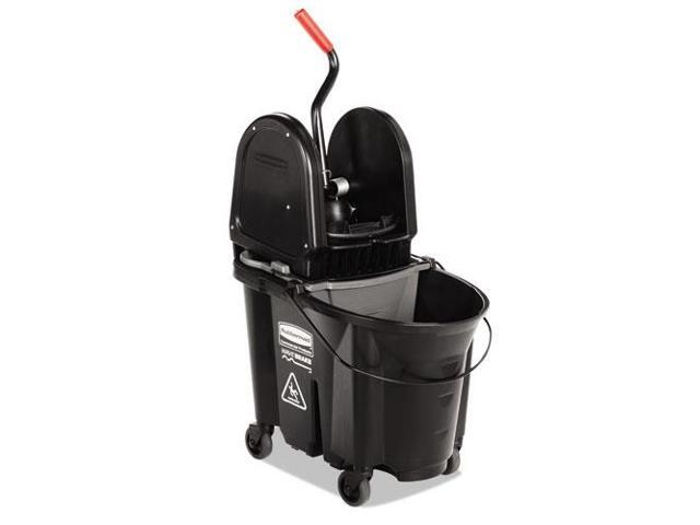 Executive WaveBrake Down-Press Mop Bucket Black 35 Quart