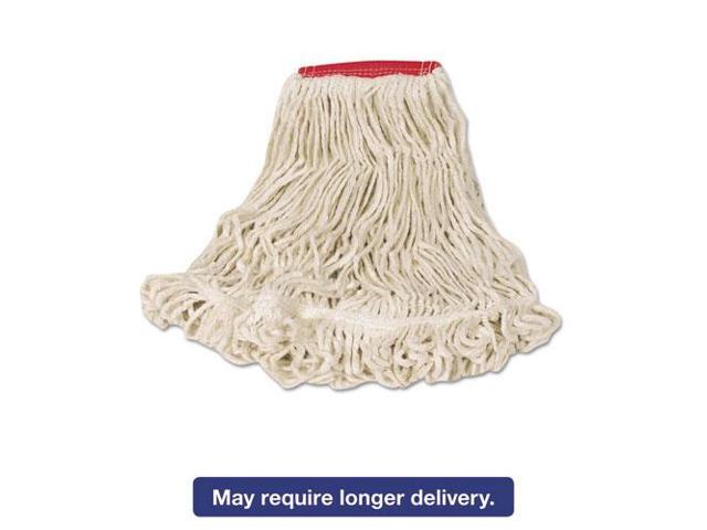 RUBBERMAID COMMERCIAL FGD25306WH00 5 in String Wet Mop, 18 oz Dry Wt, Side Gate