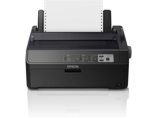 Epson - C11CF37202 - Epson FX-890II 9-pin Dot Matrix Printer - Monochrome - Energy Star - 680 cps Mono - USB - Parallel