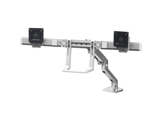 Ergotron HX DESK DUAL MONITOR ARM, Polished Aluminum - image 9