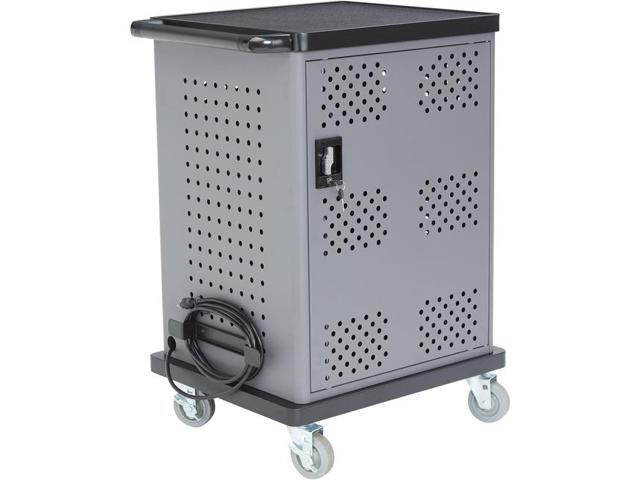 Oklahoma Sound - DCC - Oklahoma Sound Duet Charging Cart - 4 Caster Size - 28.1 Width x 22 Depth x 38.3 Height - Steel